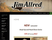 Tablet Screenshot of jimallred.com